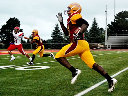 Long Lost Victory: The Ferris State Bulldogs earned their first victory since week one of the 2009 season. The Bulldogs defeated Saginaw Valley State on Saturday with a final score of 21-17, bringing their overall record for the 2010 season to 1-1. Photo By: Sam Lehnert | Ad Layout Assistant Long Lost Victory: The Ferris State Bulldogs earned their first victory since week one of the 2009 season. The Bulldogs defeated Saginaw Valley State on Saturday with a final score of 21-17, bringing their overall record for the 2010 season to 1-1. Photo By: Sam Lehnert | Ad Layout Assistant