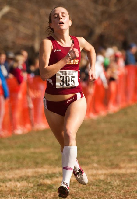Regional Victory: Bulldog senior Tina Muir, above, was named the women’s individual Regional champion at the NCAA-II Midwest Regional in Louisville, Ky. The men’s cross country team placed 12th and the women’s team finished second. Photo Courtesy of Ferris State Athletics