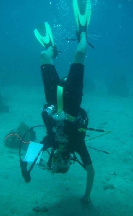 Just Keep Diving: Connor Ivens, above, who has had two near death experiences while scuba diving, continues to dive and teach students about marine life. Photo Courtesy of Connor Ivens Just Keep Diving: Connor Ivens, above, who has had two near death experiences while scuba diving, continues to dive and teach students about marine life. Photo Courtesy of Connor Ivens