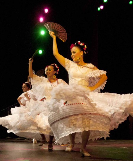 Hispanic Heritage: Ballet Folklorico Mexico visited the Ferris campus on Sept. 17. Above, performers display traditional Mexican dancing. Photo By: Kate Dupon | Photo Editor