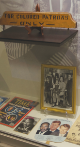 A portion of a display in the Jim Crow Museum of Racist Memorabilia in the basement of FLITE.