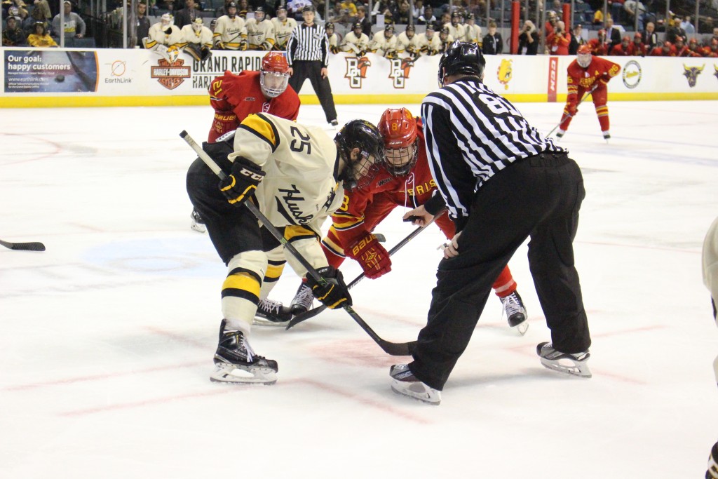 The Dawgs will be facing off with the Minnesota State Mavericks tonight at 6:07 p.m. for the Broadmoor Trophy and an automatic bid into the NCAA Tournament.